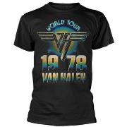 T-shirt Van Halen World Tour '78