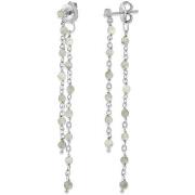 Boucles oreilles Orusbijoux Boucles D Oreilles Argent Rhodié Double Ch...