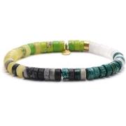 Bracelets Sixtystones Bracelet Tube Acier Doré-Large-20cm