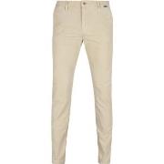 Pantalon Mac Chino Griffin Corduroy Ecru