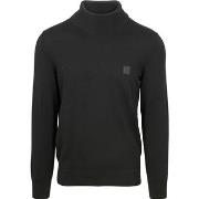 Sweat-shirt BOSS Pull Col Roulé Akiro Noir