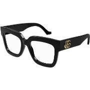 Lunettes de soleil Gucci GG1549O Cadres Optiques, Noir/Transparent, 52...