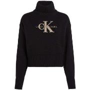 Sweat-shirt Ck Jeans Chenille Monologo Sw