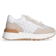 Baskets Liu Jo Sneakers blanches avec logo strass