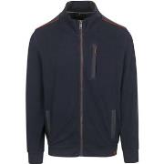 Sweat-shirt Casa Moda Cardigan Zippé Navy