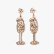 Boucles oreilles Lollipops Boucles d'oreilles coupe de champagne Colle...