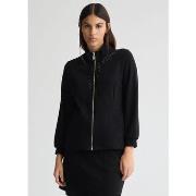 Sweat-shirt Liu Jo Sweat avec zip et strass