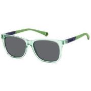 Lunettes de soleil enfant Polaroid PLD 8058/S Lunettes de soleil, Vert...