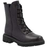 Bottines Remonte black casual closed ladies mid height boots