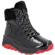 Bottines R-Evolution black casual closed ladies mid height boots