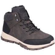 Boots Rieker brown combination casual closed men's boots