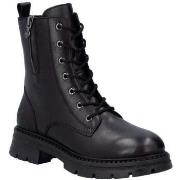 Bottines Rieker black casual closed ladies mid height boots