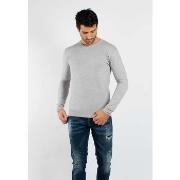 Pull Hollyghost Pull fin col V YY03 - Gris