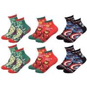 Chaussettes enfant Marvel AVENGERS Pack de 6 Paires 9647