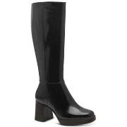 Bottines Tamaris black casual closed long heeled boot