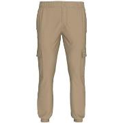 Jeans Calvin Klein Jeans Pantalon cargo homme Ref 64456 PF2 Beige