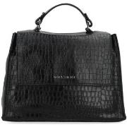 Sac à main Orciani Sac à main Sveva Cocco Small en cuir noir