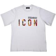 T-shirt enfant Dsquared DQ1710D0-0MMDQ-100