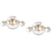 Boucles oreilles Cleor Boucles d'oreilles en or 375/1000 et perle