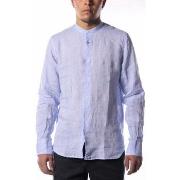 Chemise Sl56 Camicia S.L.56 Lino Azzurro