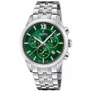 Montre Festina Montre Homme F20040/3 Vert Argenté