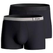 Boxers I Am Lot de 2 shortys en lyocell uni