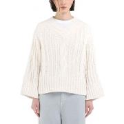 Pull Replay Pull torsad court blanc beurre