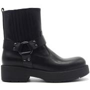 Boots NeroGiardini stivaletto biker in pelle