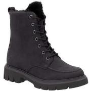 Bottines Remonte black casual closed ladies mid height boots