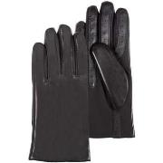 Gants Isotoner Gants Femme tactiles cuir de mouton Noir