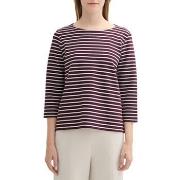 T-shirt Tom Tailor T-shirt manches 3/4 Berry