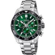 Montre Festina Montre Homme F20042/3 Vert Argenté