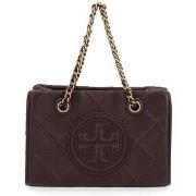 Sac à main Tory Burch Sac Mini Fleming Soft Chain Tote en bordeaux