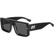 Lunettes de soleil Dsquared D2 0141/S Lunettes de soleil, Noir/Gris, 5...