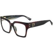 Lunettes de soleil Dsquared D2 0151/G Cadres Optiques, Bordeaux, 55 mm