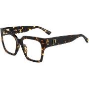 Lunettes de soleil Dsquared D2 0151/G Cadres Optiques, Havana, 55 mm