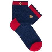 Chaussettes Cabaia CAB479JTVA SOCK LEA ET SEKOU NAVY