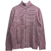 Veste Tom Tailor - Pull zippé - vieux rose