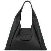 Sac a main Hogan Sac H-Bag Hobo moyen en cuir noir