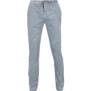 Pantalon Alberto Pantalon Jump Corduroy Bleu Clair