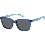 Lunettes de soleil Polaroid PLD 8063/S Lunettes de soleil, Bleu/Gris, ...