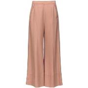 Pantalon Pinko Pantalon de palais beige rose