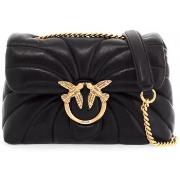 Sac Pinko Papillon rose mini sac noir