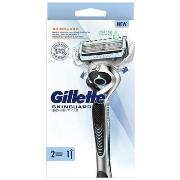 Rasoirs &amp; lames Gillette Machine Skinguard Sensitive + 2 Pièces Dé...