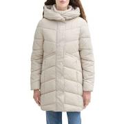 Blouson Tom Tailor Doudoune longue Beige