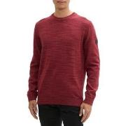 Pull Tom Tailor Pull MAILLE CHINE Burgundy