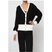 Pull Kebello Gilet Cardigan Noir F