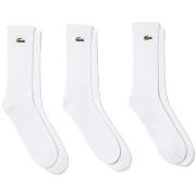 Chaussettes Lacoste Sport 3 Pack High Cut Socks White