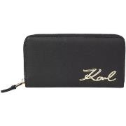 Portefeuille Karl Lagerfeld Portefeuille signature noire 2.0