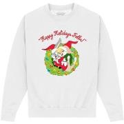 Sweat-shirt Dessins Animés Happy Holidays Folks